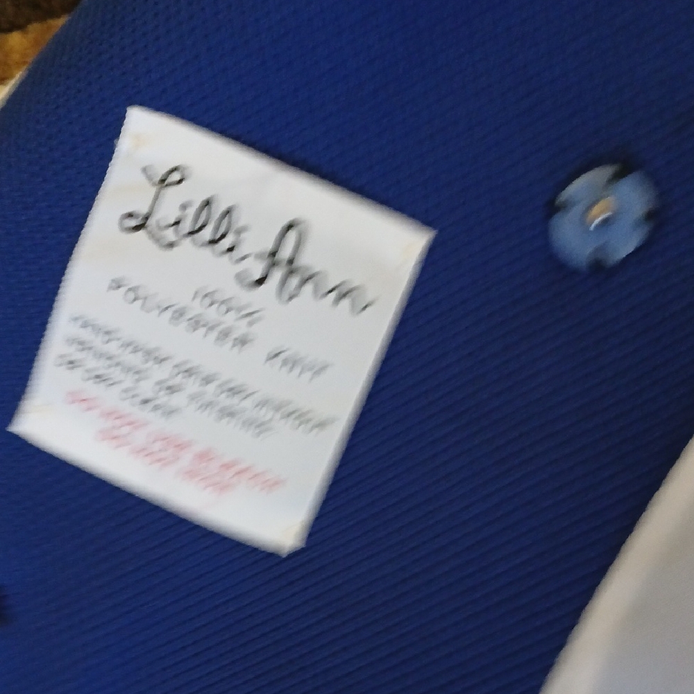 Lilli Ann Vinage 1960s Blue and white dress and jacket sets size S - Picture 13 of 13